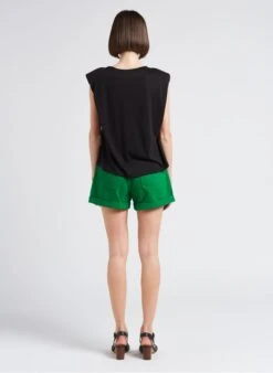 LA PETITE ETOILE CALIX - Black Round-neck T-shirt -Morganmai Store 4217589