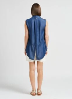 Please Fluid Shirt With Classic Collar -Morganmai Store 4229741