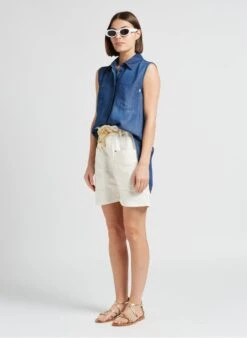 Please Fluid Shirt With Classic Collar -Morganmai Store 4229742