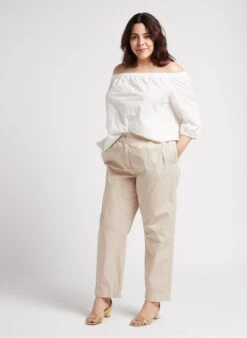 PERSONA BALDO - White Embroidered Cotton Tunic -Morganmai Store 4236647