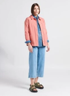 MAISON 123 FANILO - Faded Jeans Chemise Col Classique En Denim De Coton 12 MAISON 123 FANILO - Faded Jeans Chemise Col Classique En Denim De Coton -Morganmai Store 4248989