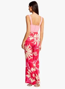 MORGAN OCREW - Pink Square-neck Top -Morganmai Store 4255967